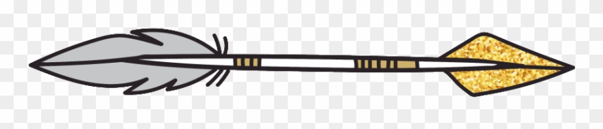 Cartoon Feather Arrow Harajuku Style Transparent - Harajuku Clipart