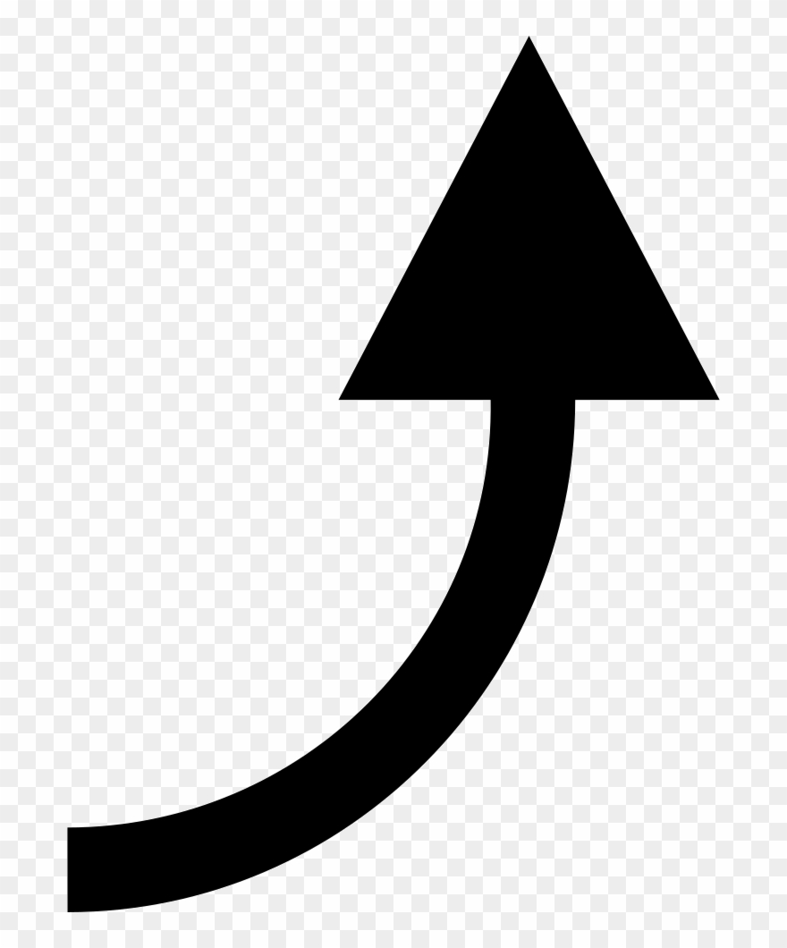 Curved Right Svg Png Icon Free Download - Clip Art Transparent Png