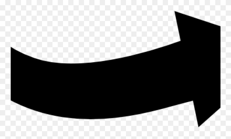 Clipart Arrows Free Collection Of Free Curved Clipart - Clip Art - Png Download