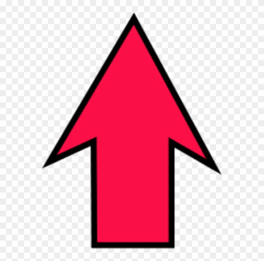Pointing Up Cliparts - Arrow Pointing Up Clipart - Png Download