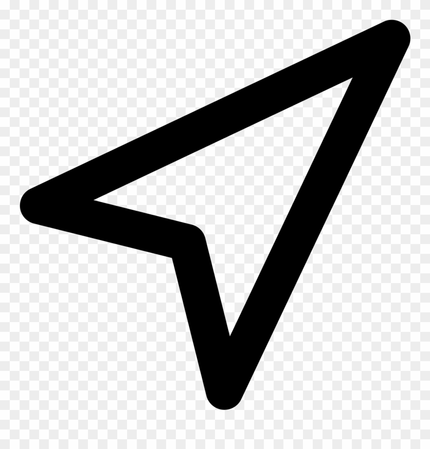 Open - Navigation Arrow Clipart