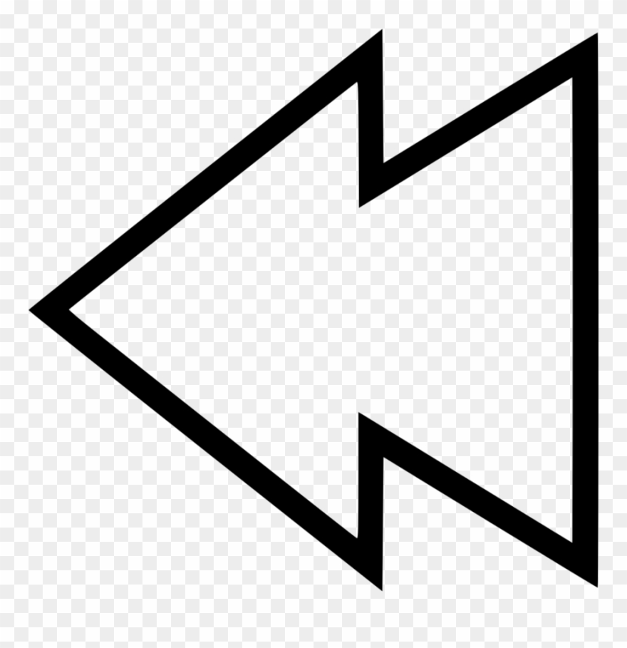 Download Reverse Icon Png White Clipart Computer Icons - Icone Retour En Arrière Transparent Png