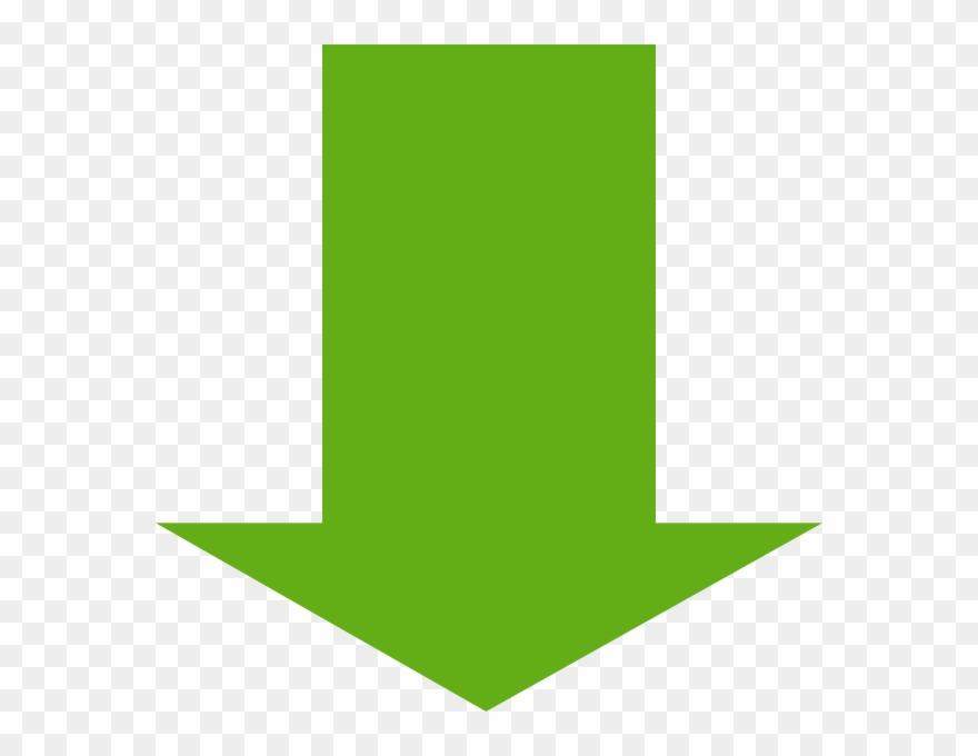 Green Arrow Down Png Clipart