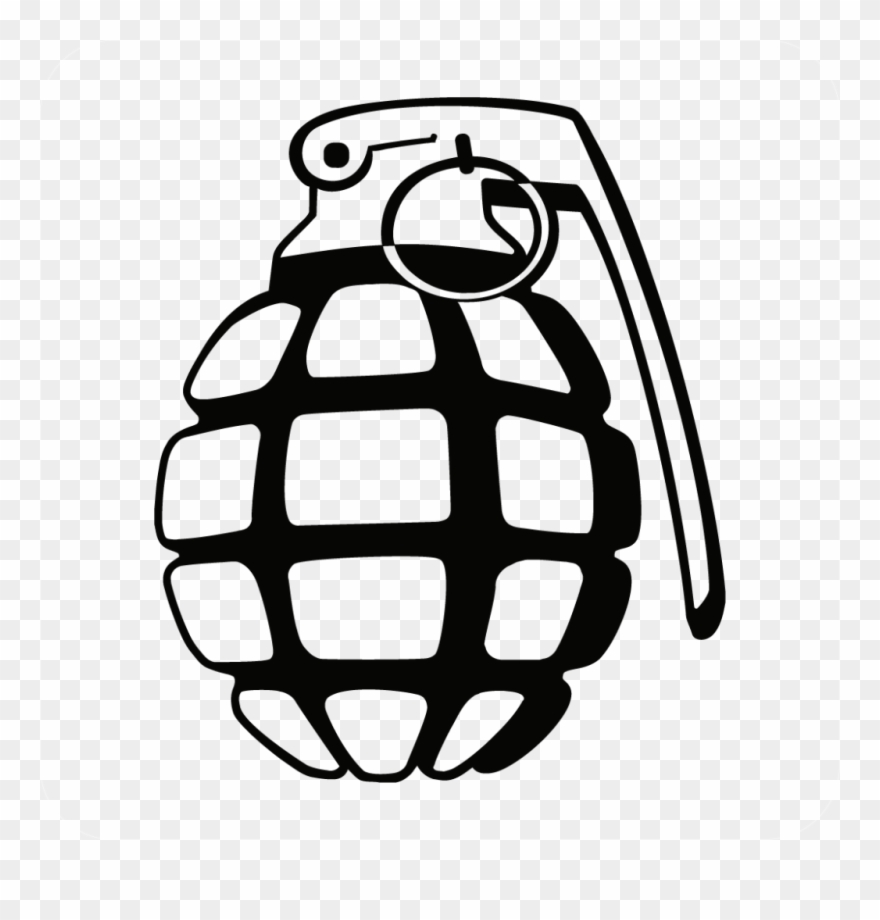 Hand Grenade Clipart Grenade Clip Art - Culpa É Das Estrelas Frases - Png Download