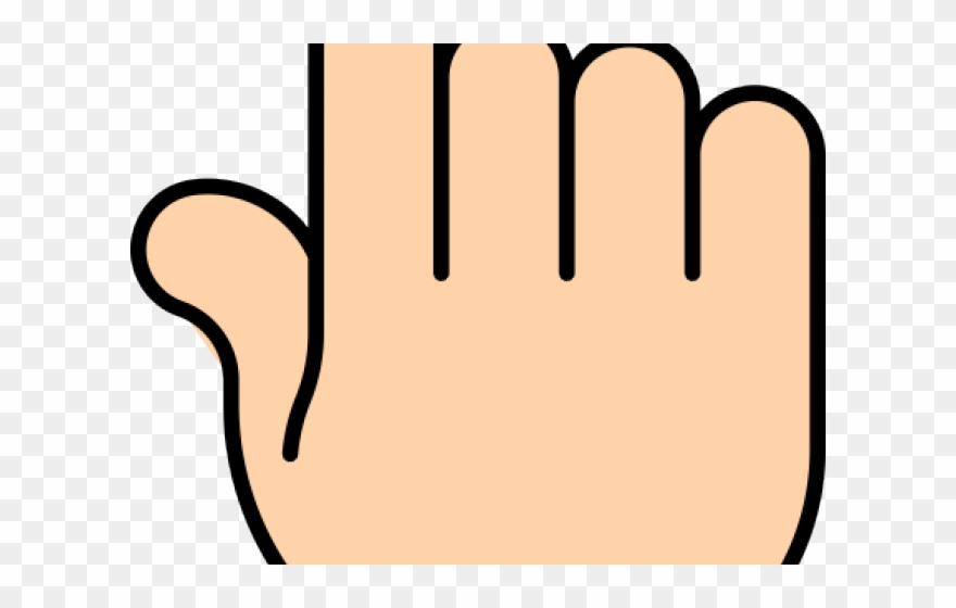 Hand Emoji Clipart Pointed Finger - Clip Art - Png Download