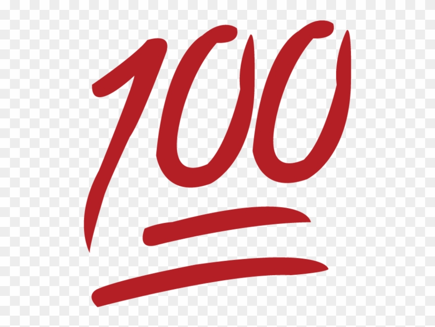 100 Emoji Png Clipart