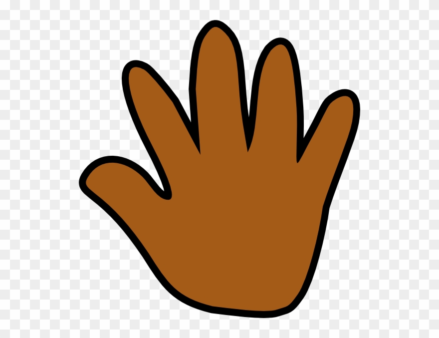 Handprint Clipart Left Hand - Clip Art - Png Download