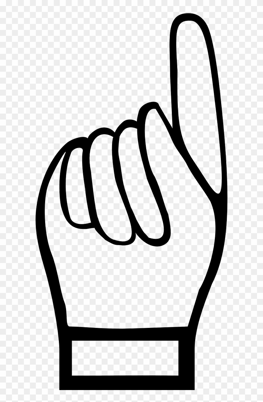 Index Vector Graphics - Hand Clipart - Png Download