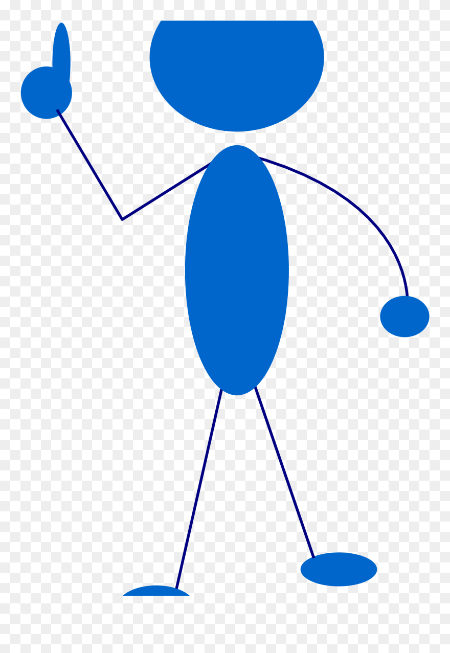 Stick Man Thinking Clipart