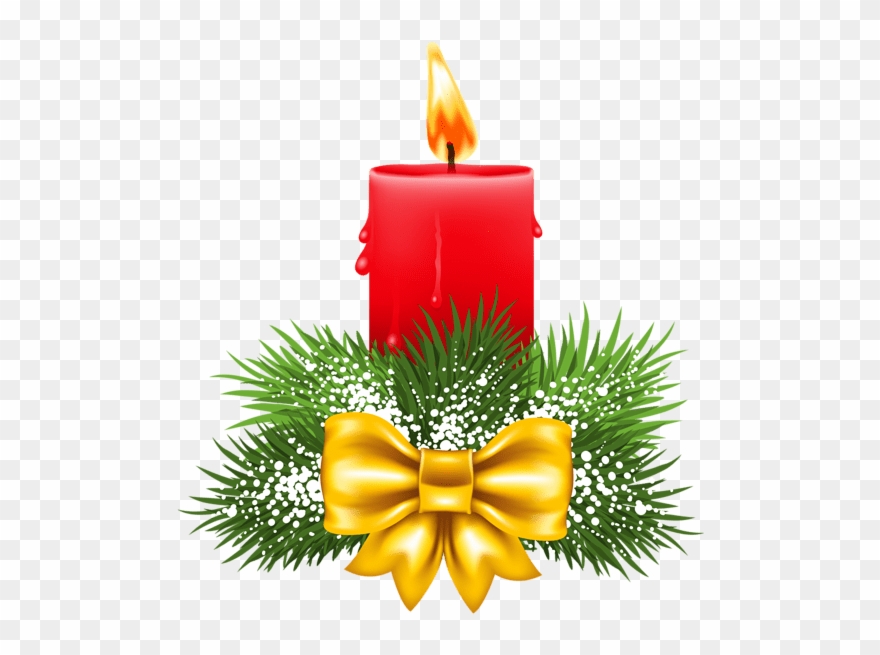 Christmas Candle Png Clipart