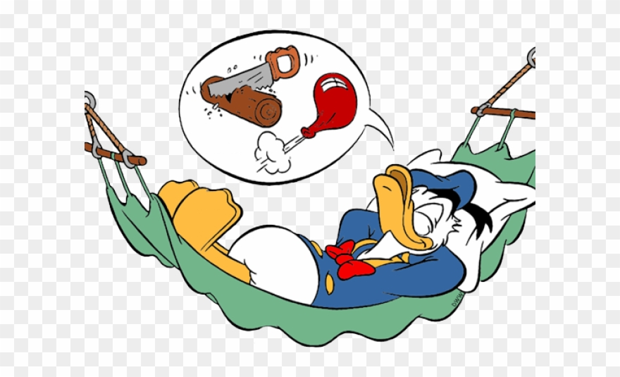 Donald Duck Clipart Sleep - Donald Duck - Png Download