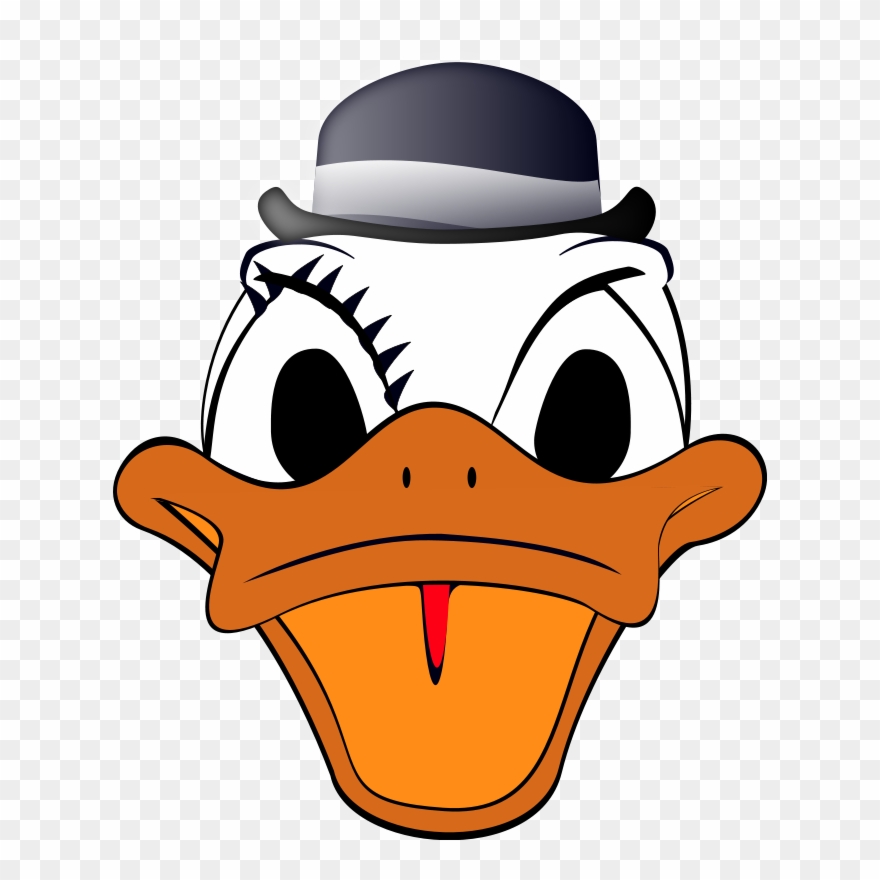 Duck Clip Art Download - Funny Donald Duck - Png Download