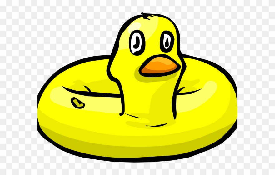 Duck Clipart Cat - Club Penguin Duck Floatie - Png Download
