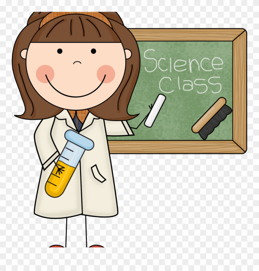 Clip Royalty Free Class Vector Cartoon Science - Clip Art Science Class - Png Download