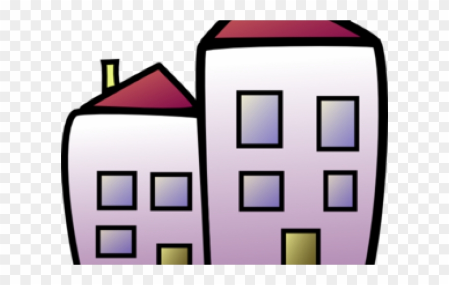 Apartment Complex Clipart High Building - Condo Clipart - Png Download