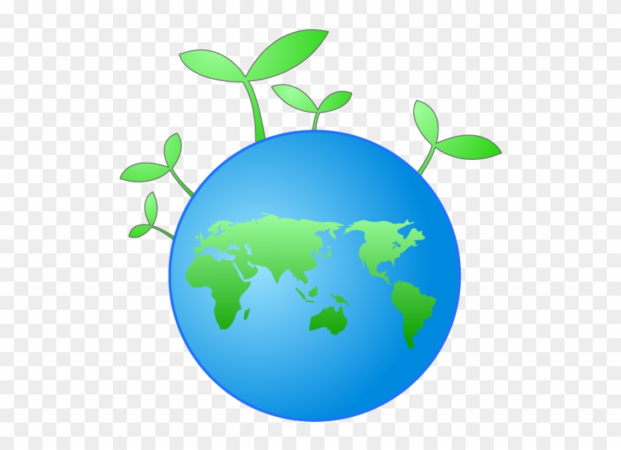 Think About Eco - フリー 素材 イラスト 環境 Clipart