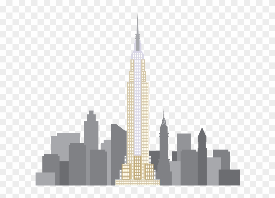 Empire State Building Clipart - Empire State Building Png Transparent Png
