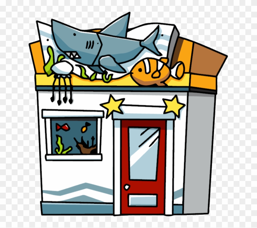 Ariel Clipart The Little Mermaid - Cartoon Aquarium Building - Png Download