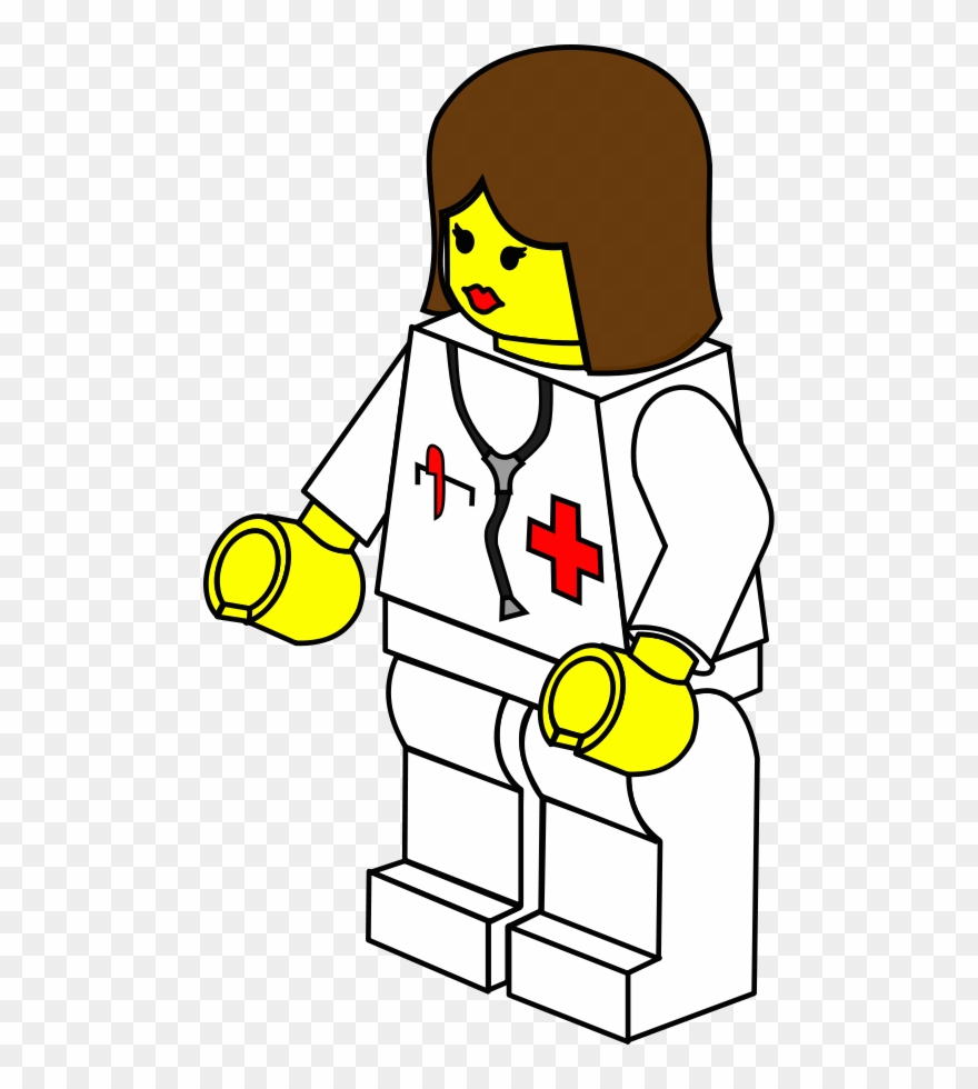 Town Female Doctor Clipart
