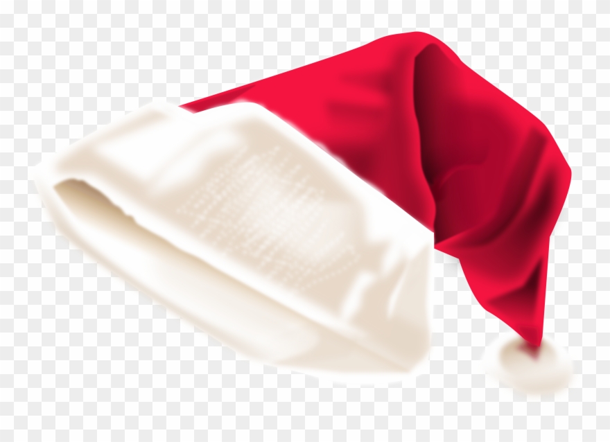 Clipart Design Of Santa Claus Christmas Red Hat - Red Hat Santa Claus - Png Download