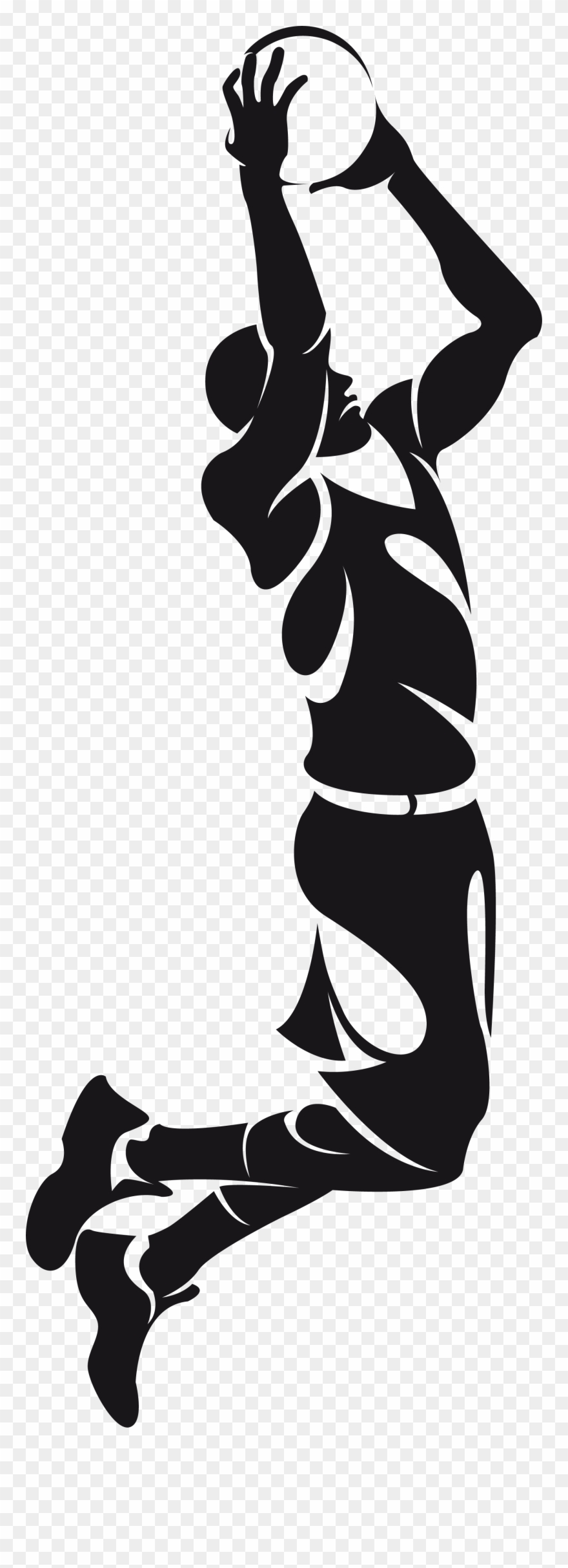 Boys Basketball Clipart 101 Clip Art Clip Free Stock - Boys Basketball Clipart Black And White - Png Download