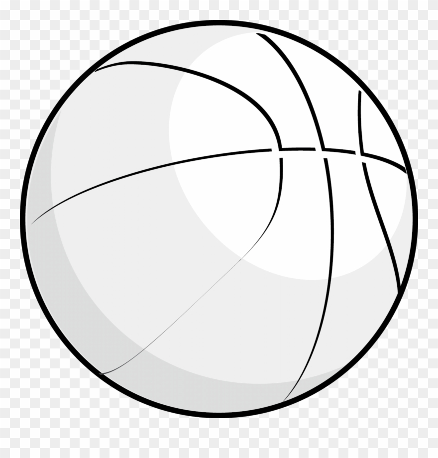 Basketball Black And White Basketball Black And White - Clip Art - Png Download