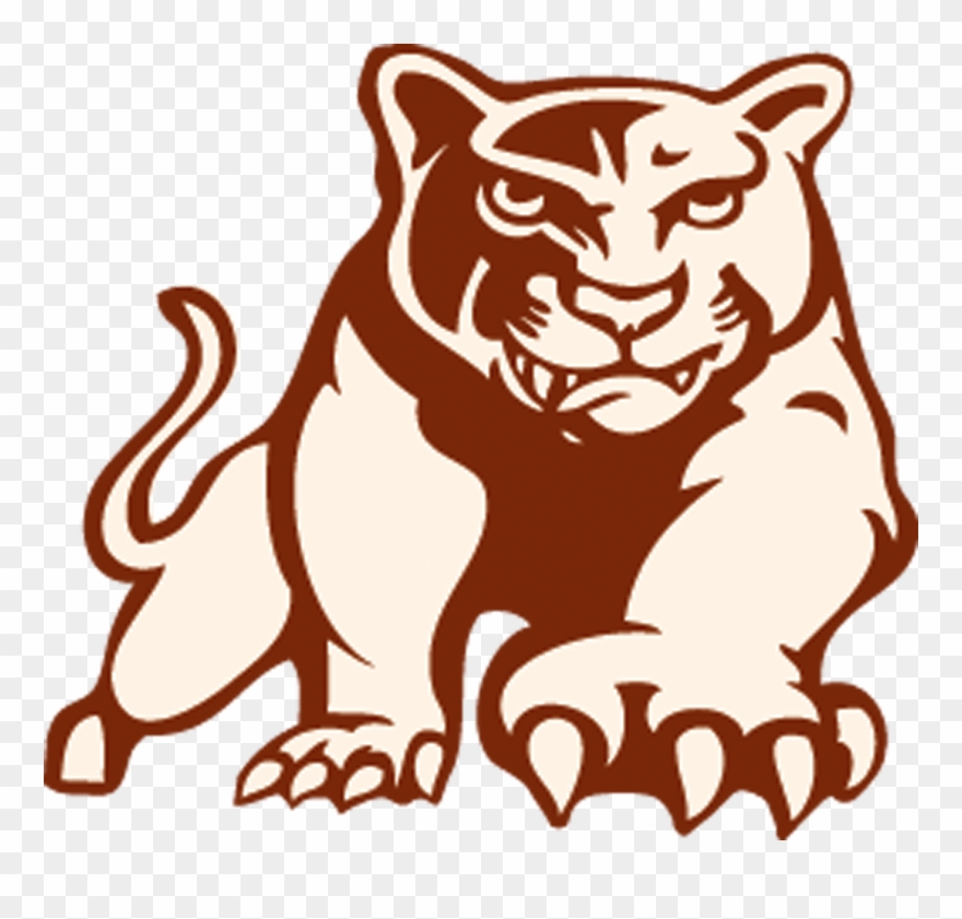 Clip Black And White Cougar Basketball Clipart - Houston Cougars - Png Download