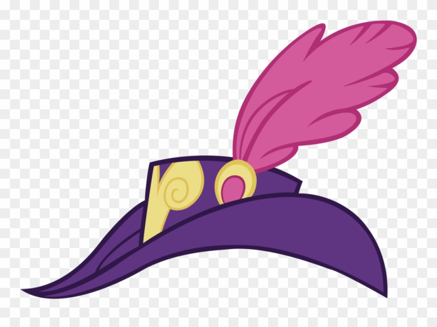 Cartoon Mountain Range - Cartoon Hat With Feather Clipart