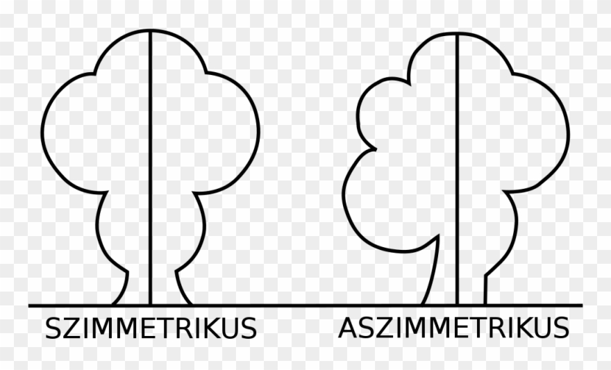 Clip Freeuse Stock File Psf Hu Svg - Symmetrical And Asymmetrical Shapes - Png Download