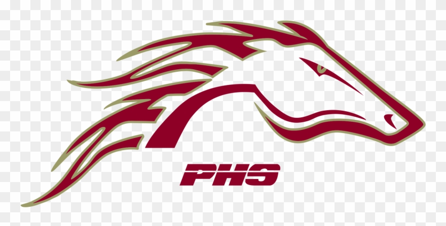 Svg Black And White Basketball Clip High School Stone - Ponderosa High School Logo - Png Download