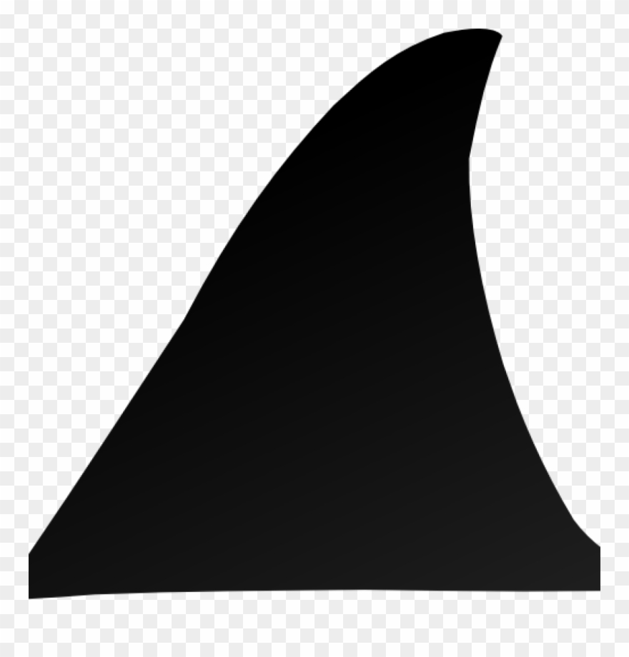 Shark Fin Clipart Fin Clip Art At Clker Vector Clip - Clip Art - Png Download