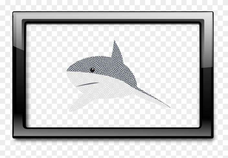 Shark Picture Frames Computer Icons Wall - Purple Frame Clipart