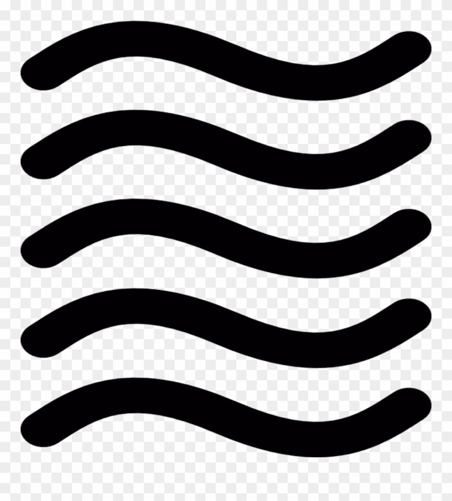 River, Symbol, Characters, Water, Lake, Sea - Simbol Sungai Clipart