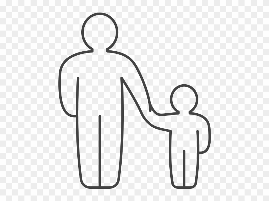 Student Parent Staff - Line Art Clipart