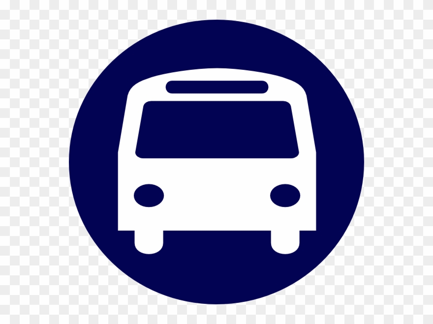 Bus Clip Art At Clker - Icon Bus Png Blue Transparent Png