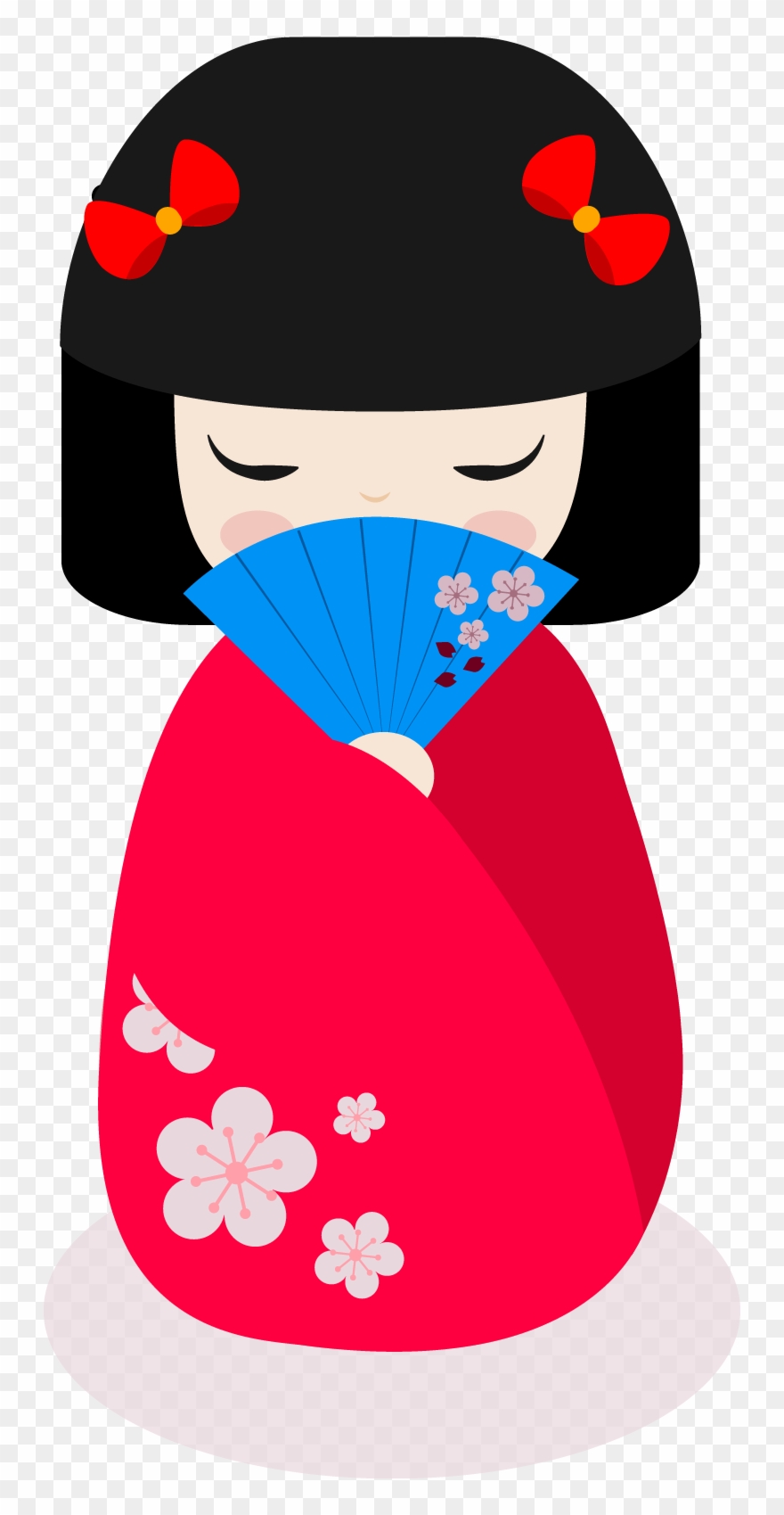 Japanese Clip Doll - Japanese Doll Png Transparent Png