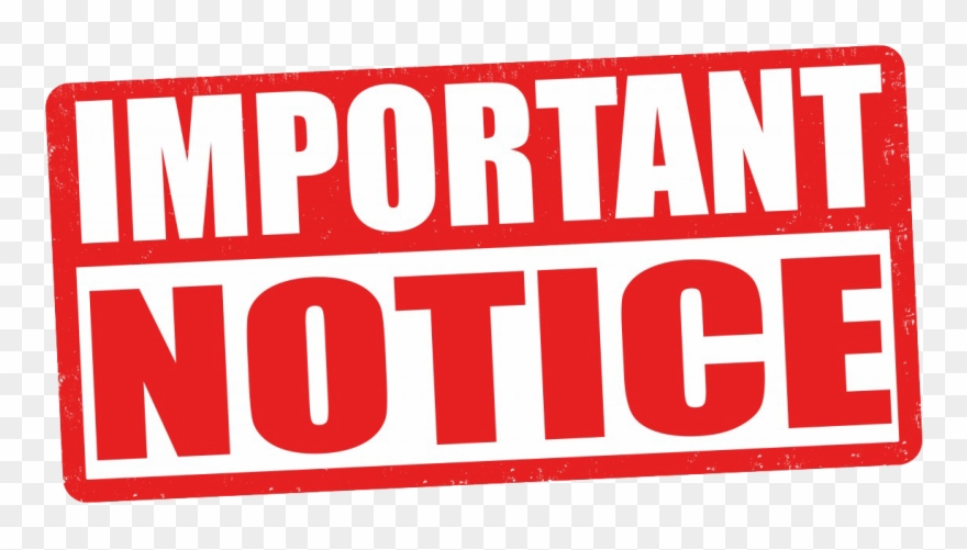 Important Notice Clip Art - Important Information - Png Download