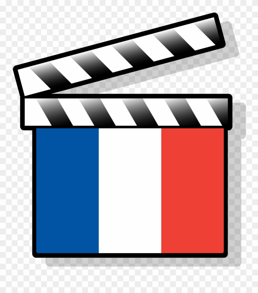 Clap Clipart Film - Cinéma France - Png Download