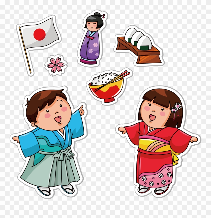 Cuisine Onigiri Sushi Cartoon Children Transprent Png - Japan Children Cartoon Clipart