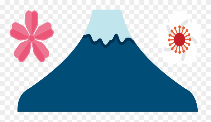 Mount Flat Design Clip - Mount Fuji - Png Download