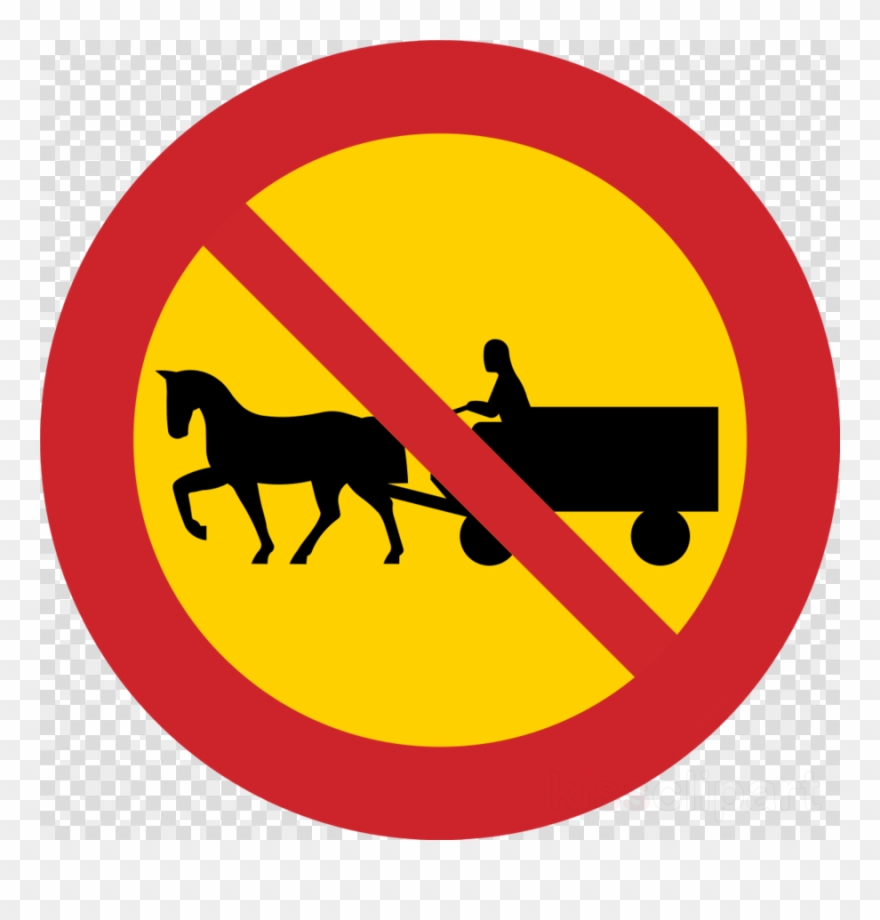 Download No Entry For Animal Drawn Vehicle Clipart - Clip Art - Png Download