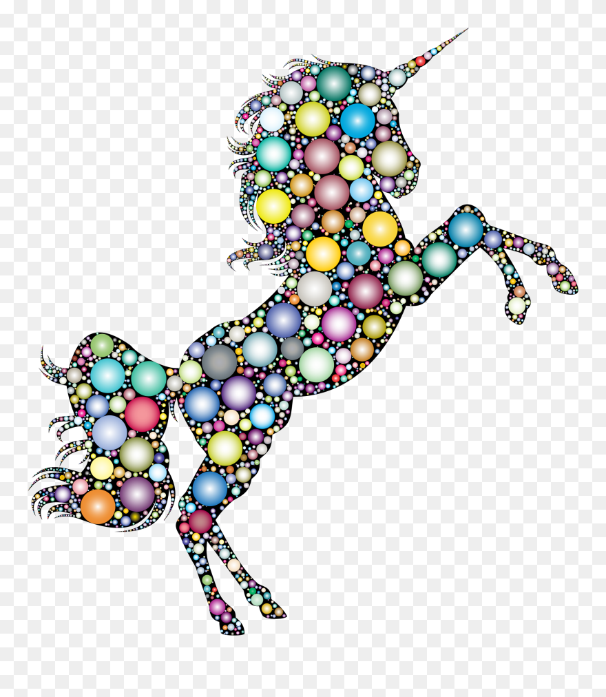 Unicorn Horn Computer Icons Silhouette - Unicorn Rainbow Silhouette Clipart