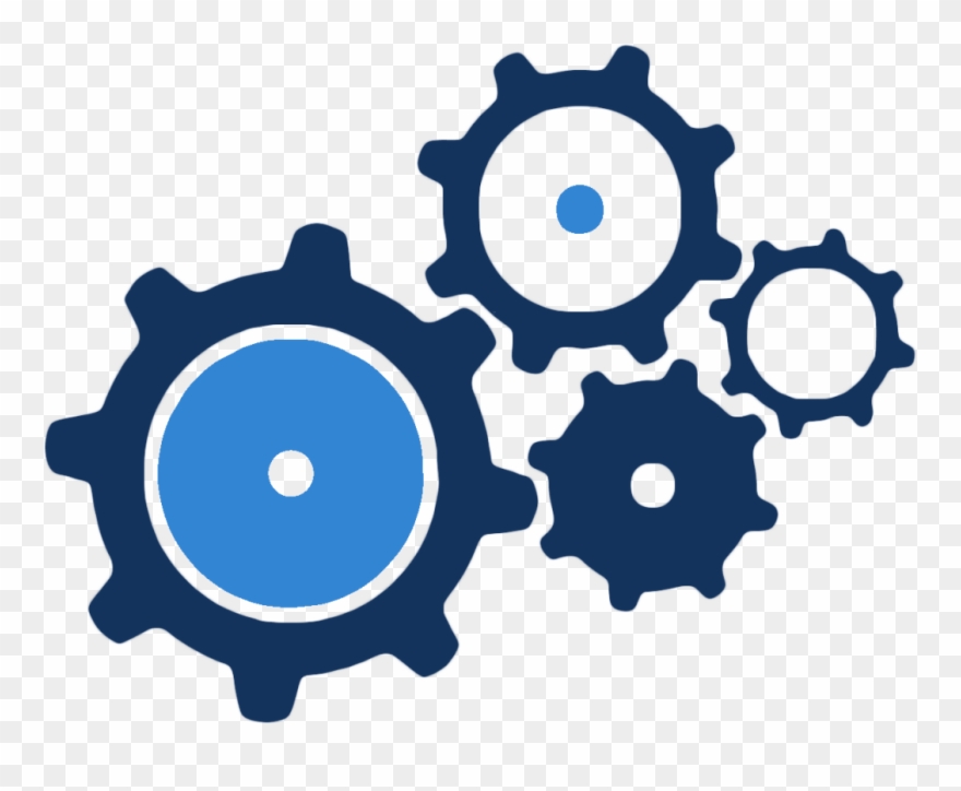 Feedback Clipart Rationale - Black Gears - Png Download