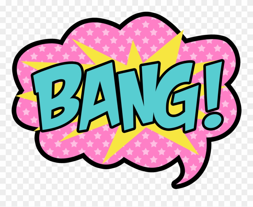 Bang - ' - Booth Props Pink Marvel Superhero Clipart