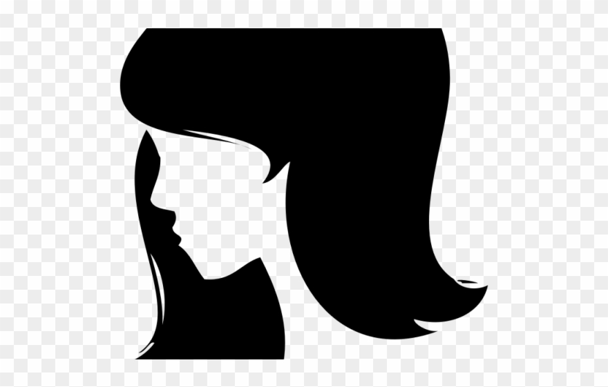 Mujer Clipart Clip Art - Woman Face Silhouette Png Transparent Png