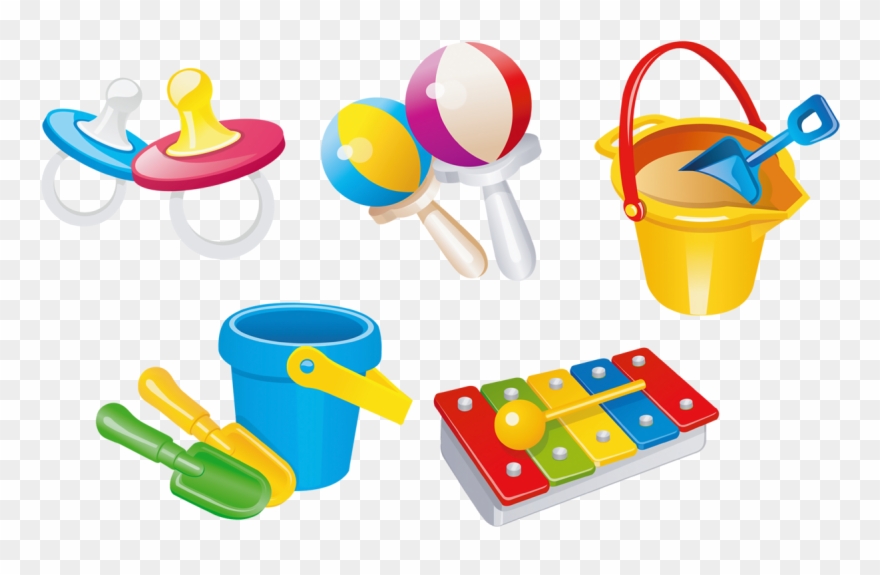 Graphic Library Stock Baby Rattles Clipart - Детские Игрушки Пнг - Png Download