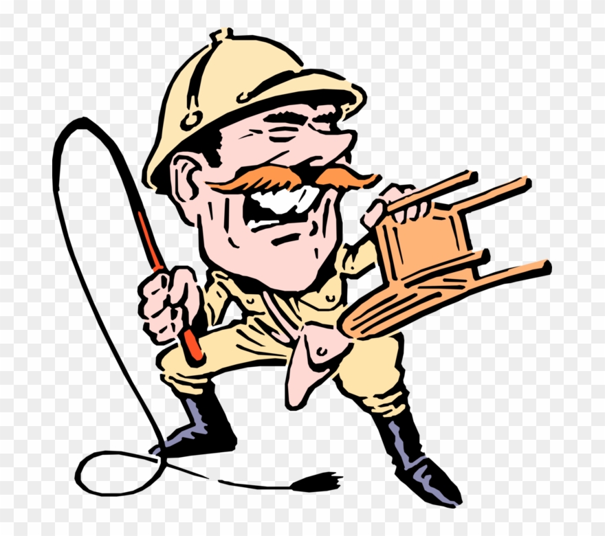 Whip And Chair Png - Domador De Leoes Clipart