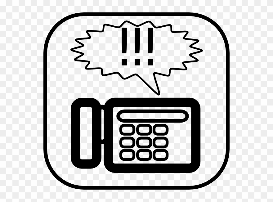 Phone Alert Clip Art - Clip Art - Png Download