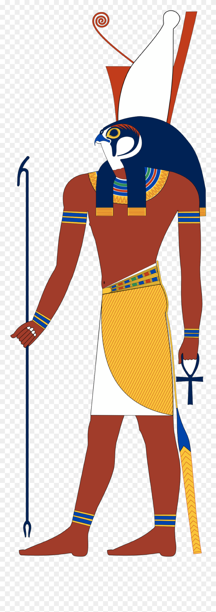 Whip Clipart Slavery - Egyptian God - Png Download