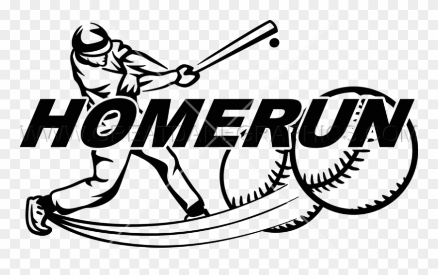 Home Run Swoosh - Home Run Art Clipart
